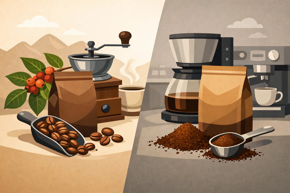 Whole Bean vs Ground Coffee: Which Should You Buy?