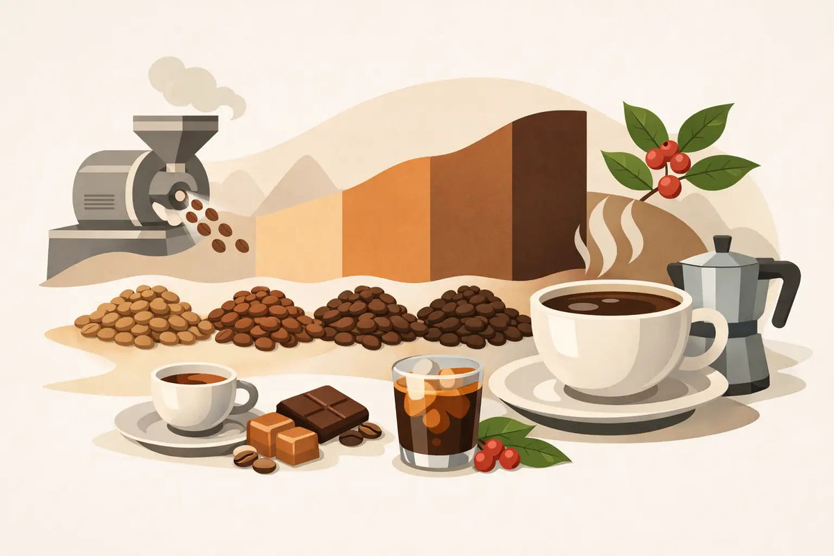 Coffee Roast Levels and How They Taste